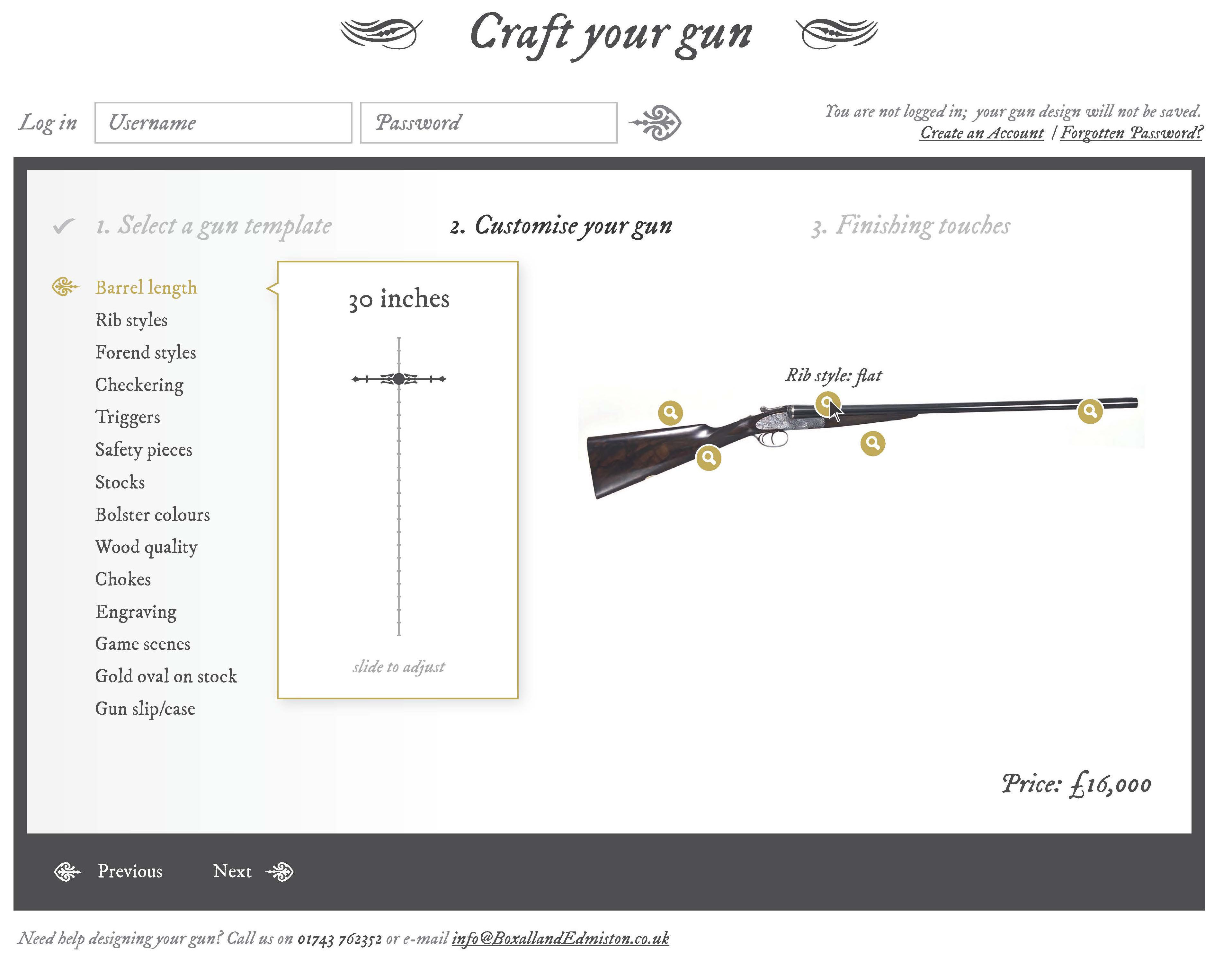 Original gun builder concept